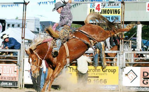 Warwick saddle bronc rider Mark Collins will be among those competing when the APRA heads to Millmerran for the show rodeo on February 27.